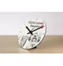 Tornjak, Bosnian And Herzegovinian - Croatian Shepherd Dog - wall clock with a dog, shelf clock with a print, personalized home decoration from the Art-Dog brand