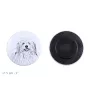 Coton de Tulear, Cotie - magnet with a dog's pupil, exceptionally light, strong magnet, handmade product by the Art-Dog brand