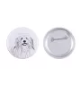 Coton de Tulear, Baumwollhund - Anstecknadel mit Ihrem Hund, fügen Sie Ihr eigenes Foto hinzu, Marke Art-Dog