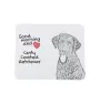 Retriever à poil bouclé, Curly Coated Retriever - tapis de souris personnalisé avec impression, tapis de souris personnalisé avec chien, accessoire unique pour employé de bureau de la marque Art-Dog