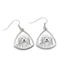 Coton de Tulear - boucles d'oreilles avec chien, boucles d'oreilles pendantes avec photo, bijoux personnalisés avec impression de la marque Art-Dog