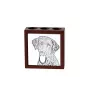 Curly Coated Retriever - Stifthalter mit Hund, Schreibtischorganizer mit Aufdruck, personalisierte Schreibtischdekoration der Marke Art-Dog