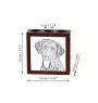 Curly Coated Retriever - pen holder with a dog, desk organizer with a print, personalized desk decoration from the Art-Dog brand.