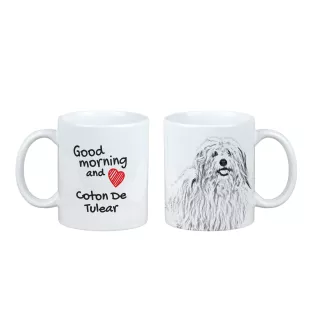 Coton de Tulear, Baumwollhund - Tasse mit Hund, Tasse mit Bild, personalisiertes Geschenk der Marke Art-Dog