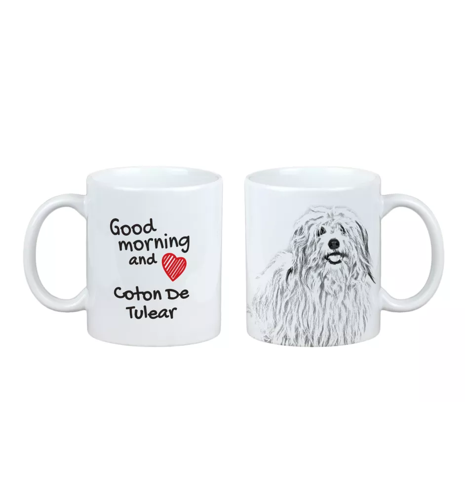 Coton de Tulear, Baumwollhund - Tasse mit Hund, Tasse mit Bild, personalisiertes Geschenk der Marke Art-Dog