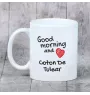 Coton de Tulear, Baumwollhund - Tasse mit Hund, Tasse mit Bild, personalisiertes Geschenk der Marke Art-Dog