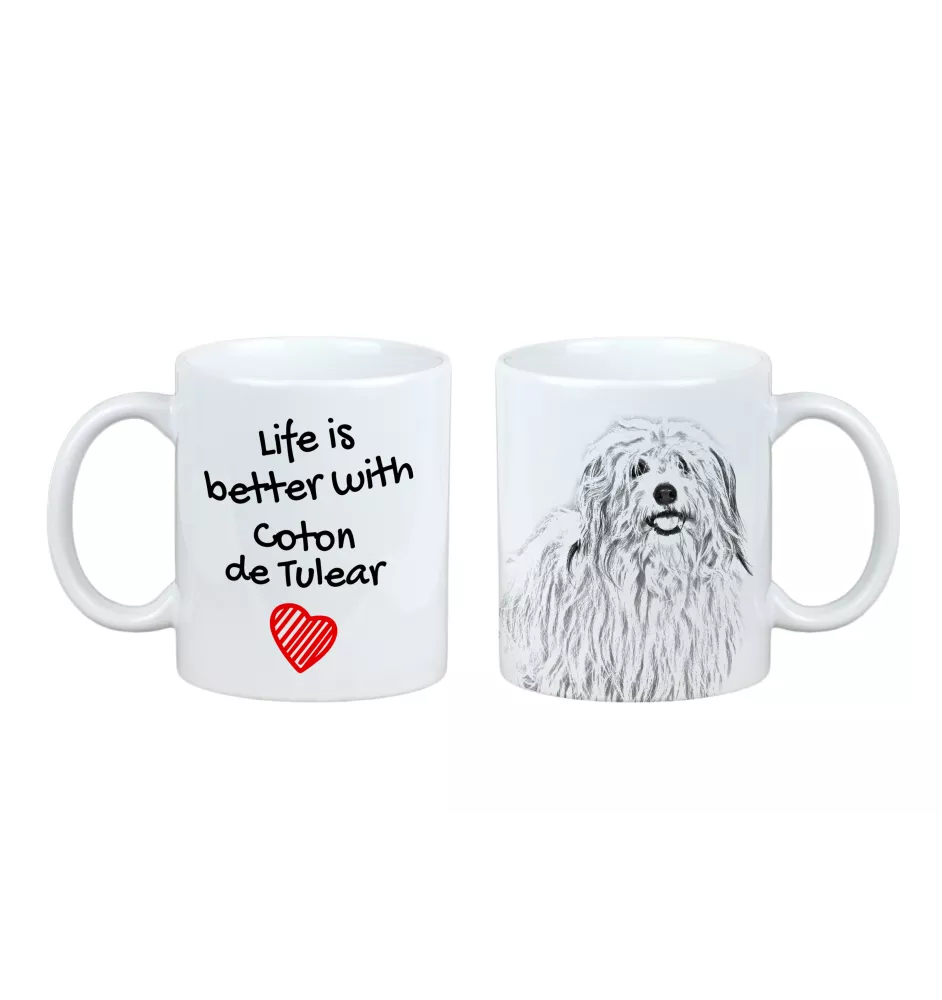 Coton de Tulear - tasse avec chien, tasse avec photo, cadeau personnalisé de la marque Art-Dog