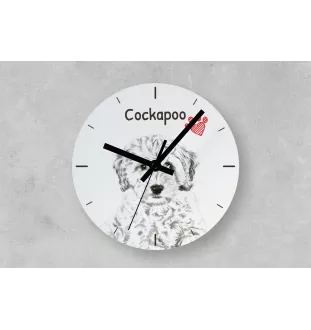 Retriever à poil bouclé, Curly Coated Retriever - horloge murale avec chien, horloge de table avec impression, décoration personnalisée de la maison de la marque Art-Dog