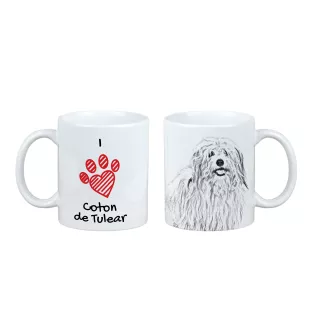 Coton de Tulear kubek z psem I love Art-Dog