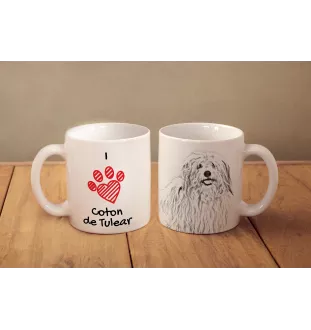 Coton de Tulear, Baumwollhund - Tasse mit Hund, entzückende Tasse mit Grafik, Geschenk mit Ihrem Foto von der Marke Art-Dog