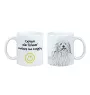 Coton de Tulear, Baumwollhund - Tasse mit Hund, fröhliche Tasse für Hundeliebhaber, personalisiertes Geschenk der Marke Art-Dog