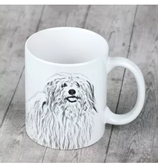 Coton de Tulear, Cotie - cup with a dog, cheerful cup for a dog lover, personalized gift from the Art-Dog brand