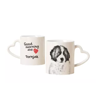 Tornjak, Berger de Bosnie-Herzégovine et de Croatie - tasse avec chien, une tasse adorable avec une anse en forme de cœur, un cadeau universel de la marque Art-Dog
