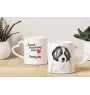 Tornjak, Bosnisch-herzegowinischer - kroatischer Schäferhund - Tasse mit Hund, entzückende Tasse mit herzförmigem Henkel, universelles Geschenk der Marke Art-Dog