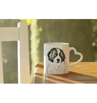 Tornjak, Berger de Bosnie-Herzégovine et de Croatie - tasse avec chien, une tasse adorable avec une anse en forme de cœur, un cadeau universel de la marque Art-Dog