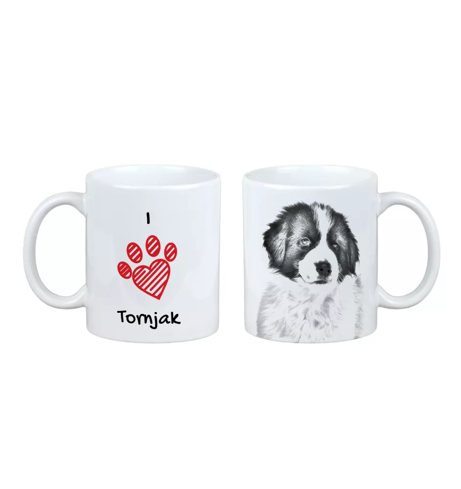 Tornjak, Bosnisch-herzegowinischer - kroatischer Schäferhund - Tasse mit Hund, entzückende Tasse mit Grafik, Geschenk mit Ihrem Foto von der Marke Art-Dog
