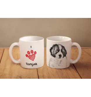 Tornjak, Berger de Bosnie-Herzégovine et de Croatie - tasse avec chien, une tasse adorable avec une illustration, un cadeau avec votre photo de la marque Art-Dog