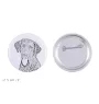 Curly Coated Retriever - pin with your dog, add your own photo, Art-Dog brand