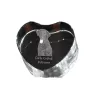 Curly Coated Retriever - a photo of a dog in crystal, crystal heart, unique photo frame from the Art-Dog brand
