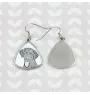 Curly Coated Retriever - dog earrings, hanging earrings with a picture, personalized jewelry with Art-Dog brand print
