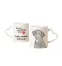 Retriever à poil bouclé, Curly Coated Retriever - tasse avec chien, une tasse adorable avec une anse en forme de cœur, un cadeau universel de la marque Art-Dog