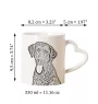 Retriever à poil bouclé, Curly Coated Retriever - tasse avec chien, une tasse adorable avec une anse en forme de cœur, un cadeau universel de la marque Art-Dog