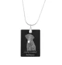 Retriever à poil bouclé, Curly Coated Retriever - Pendentif en cristal avec chien, collier en argent avec photo, pendentif personnalisé par la marque Art-Dog
