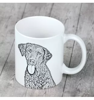 Curly Coated Retriever - Tasse mit Hund, Tasse mit Bild, personalisiertes Geschenk der Marke Art-Dog