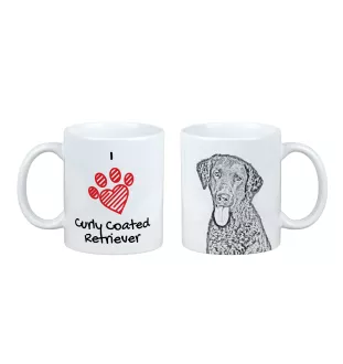 Curly Coated Retriever - Tasse mit Hund, entzückende Tasse mit Grafik, Geschenk mit Ihrem Foto von der Marke Art-Dog