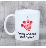 Retriever à poil bouclé, Curly Coated Retriever - tasse avec chien, une tasse adorable avec une illustration, un cadeau avec votre photo de la marque Art-Dog