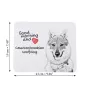 Chien loup tchécoslovaque - tapis de souris personnalisé avec impression, tapis de souris personnalisé avec chien, accessoire unique pour employé de bureau de la marque Art-Dog