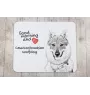 Chien loup tchécoslovaque - tapis de souris personnalisé avec impression, tapis de souris personnalisé avec chien, accessoire unique pour employé de bureau de la marque Art-Dog