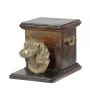 Dachshund - urn for dog ashes with a statuette, elegant urn for a dog, unique urn with a bust of a dog by Art-Dog brand