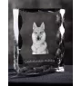 Wilczak czechosłowacki ramka kryształowa z psem Art-Dog