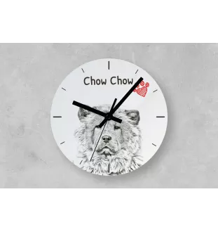 Wilczak czechosłowacki zegar ze zdjęciem psa Art-Dog