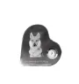 Tschechoslowakischer Wolfhund - Kristalluhr mit einem Hundebild, Herzregal-Uhr, personalisierte Standuhr der Marke Art-Dog