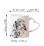 Teckel - tasse avec chien, une tasse adorable avec une anse en forme de cœur, un cadeau universel de la marque Art-Dog