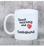 Jamnik I kubek z psem good morning Art-Dog