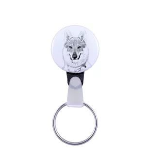 Tschechoslowakischer Wolfhund - Schlüsselanhänger mit dem Bild eines Hundes, Anhänger mit dem eigenen Grafikdesign der Marke Art-Dog