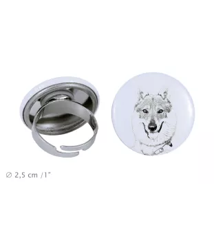 Czechoslovakian Wolfdog, Czechoslovak Vlcak - women's jewelry with a dog portrait, handmade product, possibility to add your own photo, Art-Dog brand