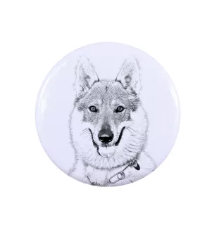 Chien loup tchécoslovaque - bijoux pour femmes avec l'image d'un chien, produit fait à la main, possibilité d'ajouter sa propre photo, marque Art-Dog