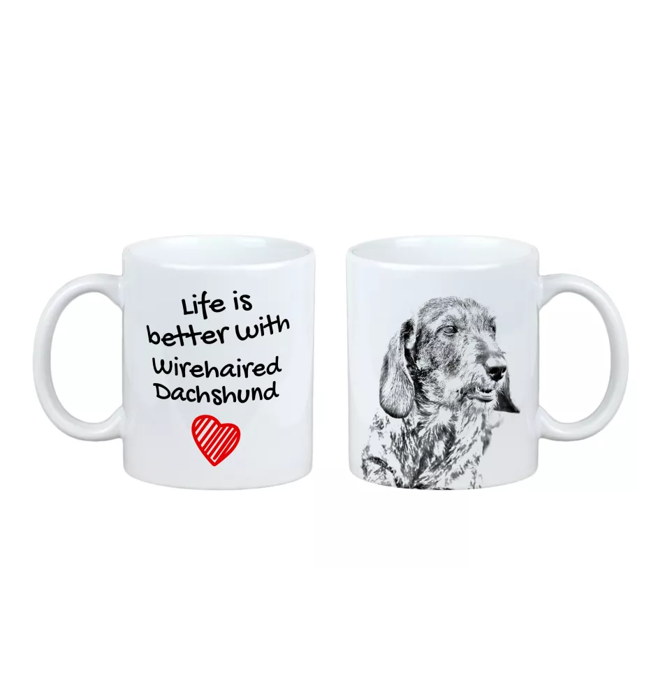 Jamnik kubek z psem life is better Art-Dog
