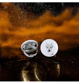 Chien loup tchécoslovaque - bijoux pour femmes avec l'image d'un chien, produit fait à la main, possibilité d'ajouter sa propre photo, marque Art-Dog