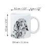 Dachshund - cup with a dog, cup with a photo, personalized gift from the Art-Dog brand