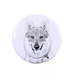 Czechoslovakian Wolfdog, Czechoslovak Vlcak - pin with your dog, add your own photo, Art-Dog brand