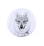 Chien loup tchécoslovaque - badge avec votre chien, ajoutez votre propre photo, marque Art-Dog