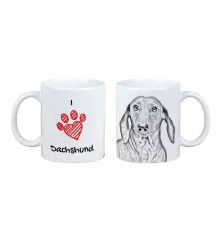 Teckel I - tasse avec chien, une tasse adorable avec une illustration, un cadeau avec votre photo de la marque Art-Dog