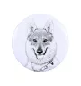 Chien loup tchécoslovaque - aimant avec un œil de chien, exceptionnellement léger, aimant puissant, produit fabriqué à la main par la marque Art-Dog