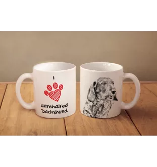 Dachshund - cup with a dog, cute cup with graphics, a gift with your photo from the Art-Dog brand
