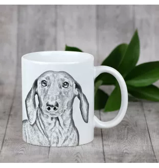 Dachshund I - cup with a dog, cheerful cup for a dog lover, personalized gift from the Art-Dog brand